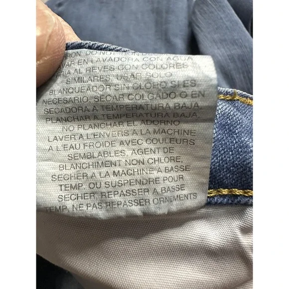 Wrangler Jeans Womens 18 Long Blue High Rise True Straight Stretch Denim Zip Fly